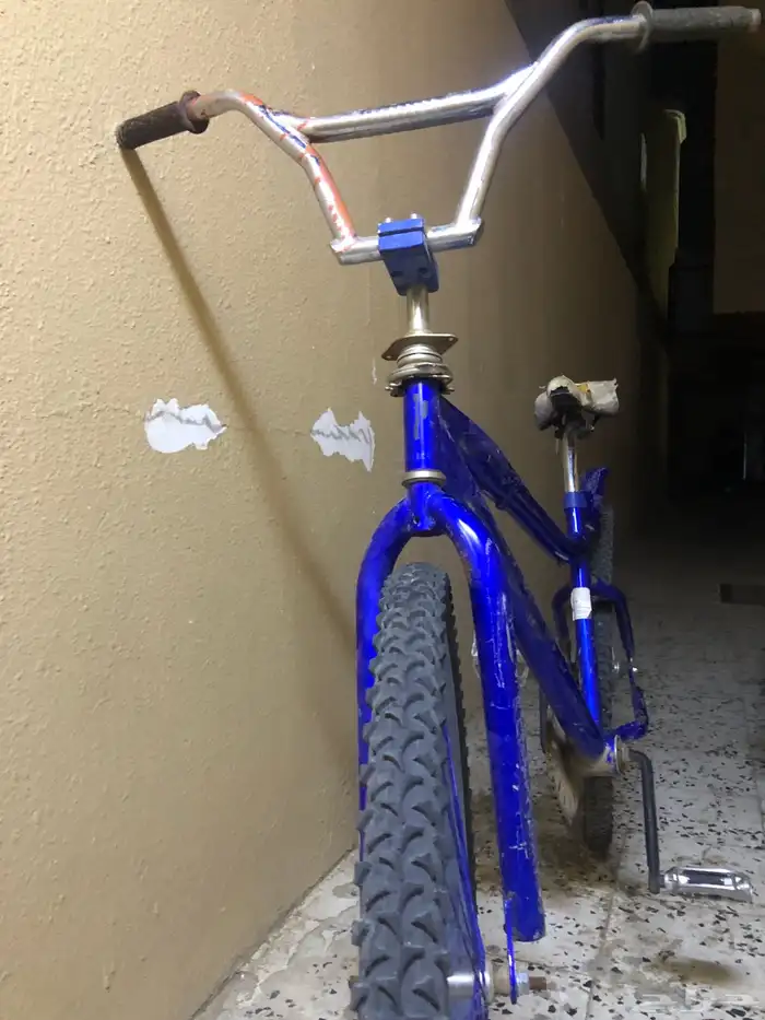 يوجد سيكل مقاس 24 فقط فيه صدمه خفيفه من ورا على السوم 2