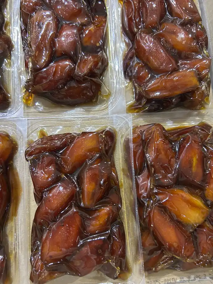 تمر صفري درجه اولى علب ذهبيه وفول وكراتين مصنع كبس جديد 5