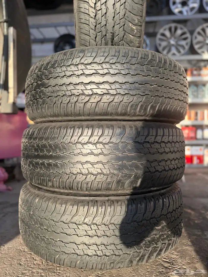 265 65 17كفرات دنلوب وكالة هايلوكس وبرادو وفورشنر ت 24 1