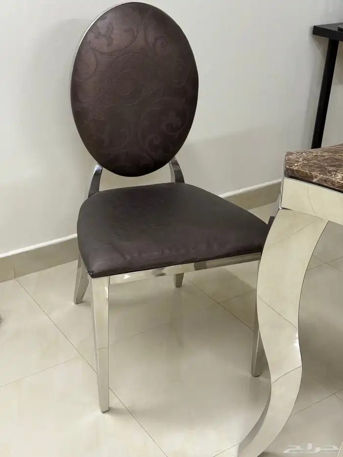 طاولة طعام رخام طبيعي 100 3