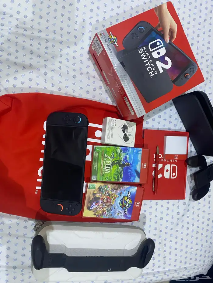 سلام عليكم .. جهاز نينتيندو سويتش 2 بحالة الجديد . 0