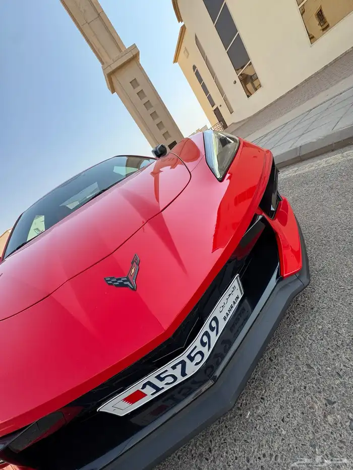 كورفيت C8 ستنغراي كشف كهربائي Corvette C8 2023 أحمر ناري 1
