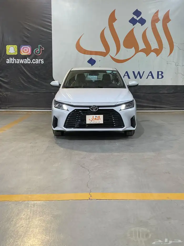 تويوتا يارس واي ليمتد 2026 كاش-تقسيط لدى الثواب 7