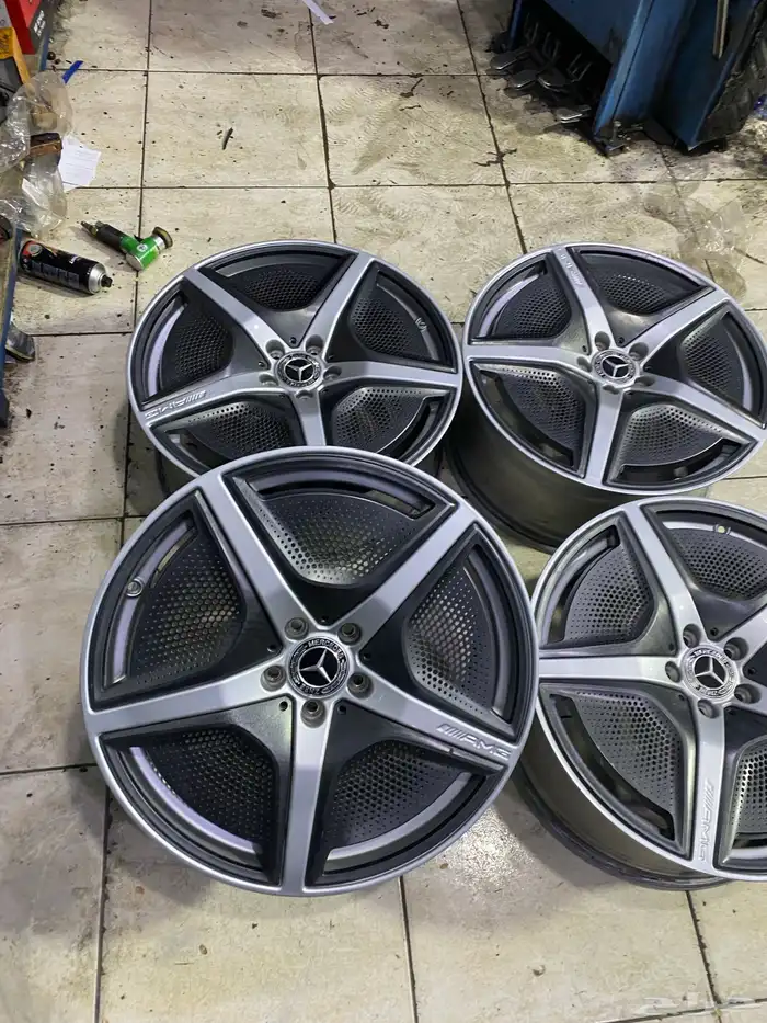 طقم جنوط مورسدس يخت مقاس 20 اصليه وكاله 2