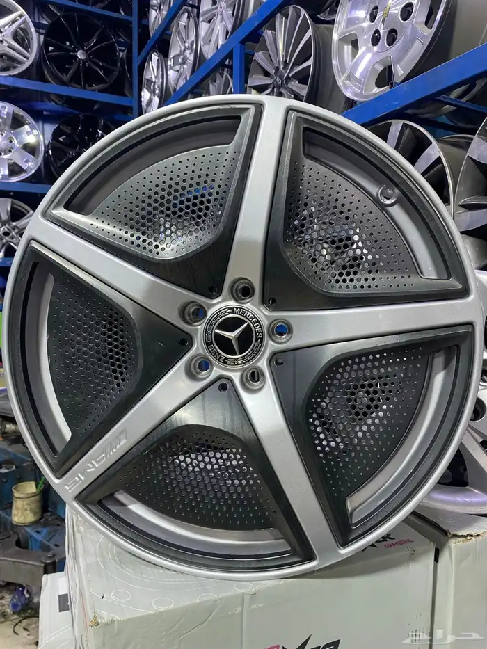 طقم جنوط مورسدس يخت مقاس 20 اصليه وكاله 4