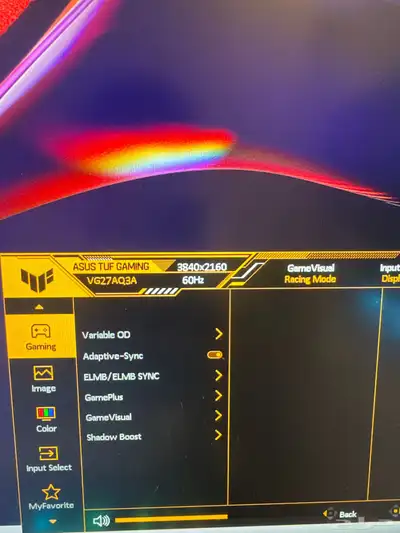 شاشة العاب قيمينق ASUS TUF 2K-4K index