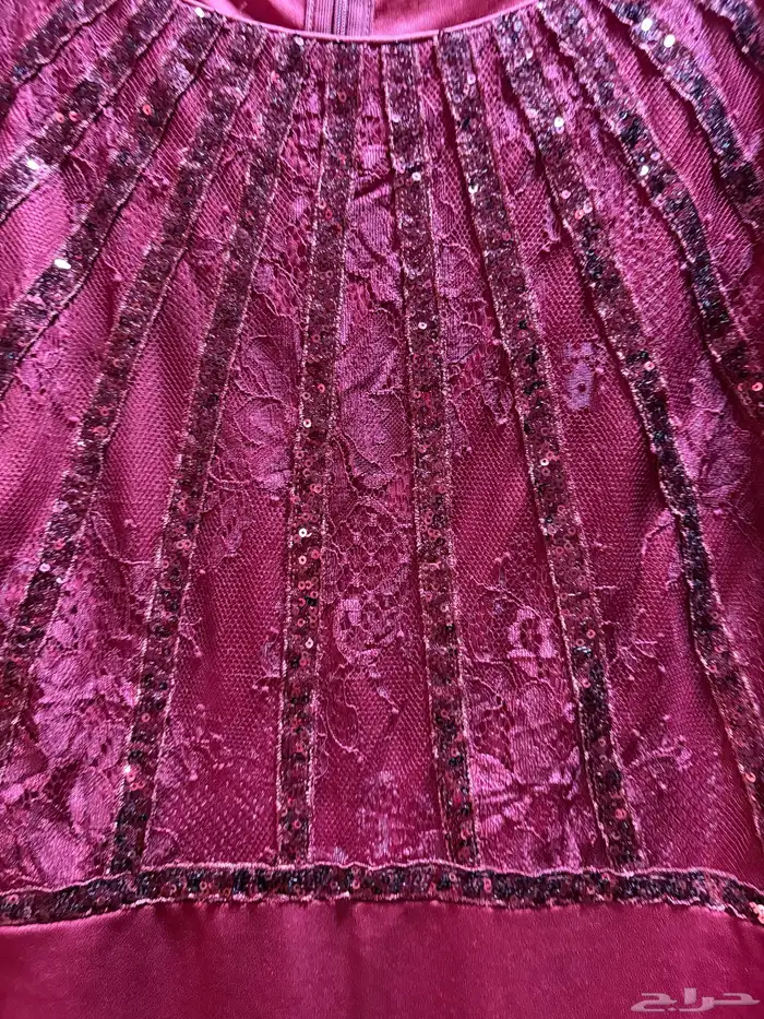 فستان عنابي للبيع 1