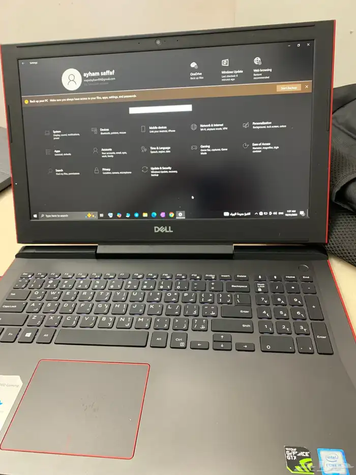 لابتوب ديل قيمنق 8