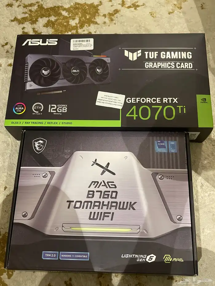 asus rtx 4070ti dual 12gb كرت شاشه 0