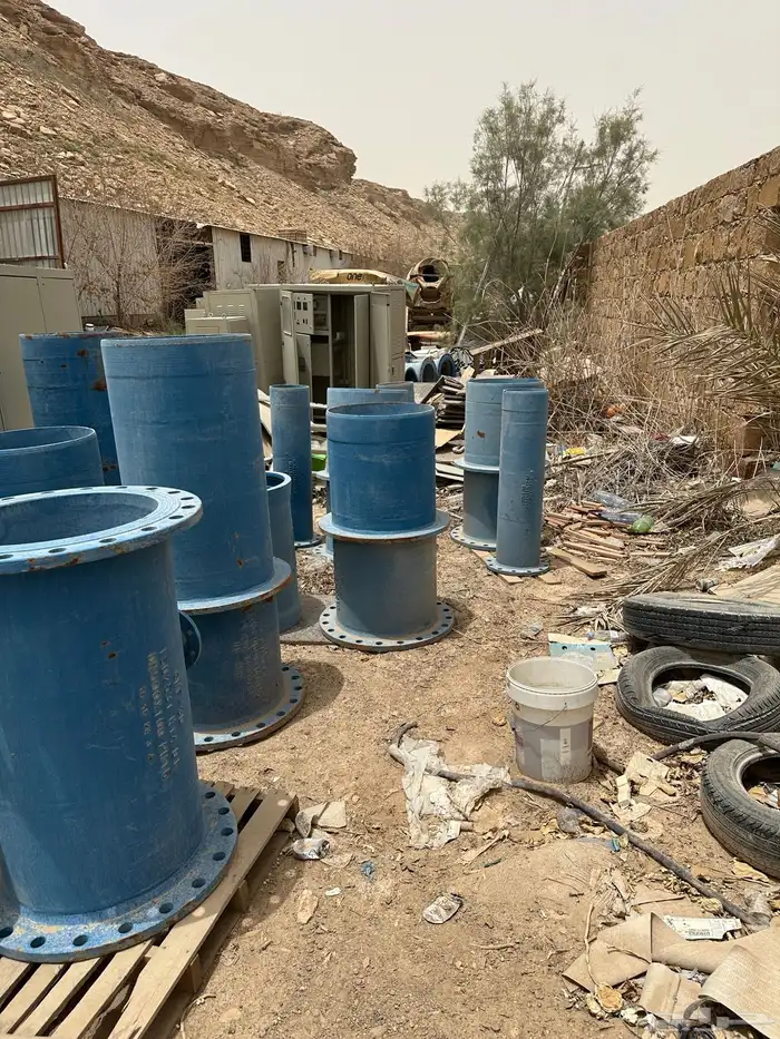 وصلات فولاذيه خط ناقل صرف صحي 500مم 6