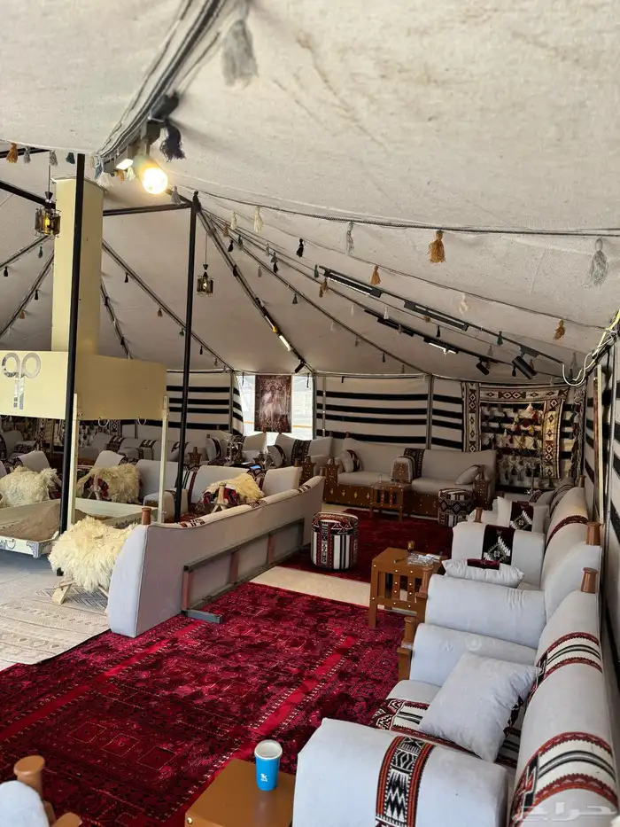 بيوت شعر جديدة ابيض واسود جميع المقاسات وخيم 40