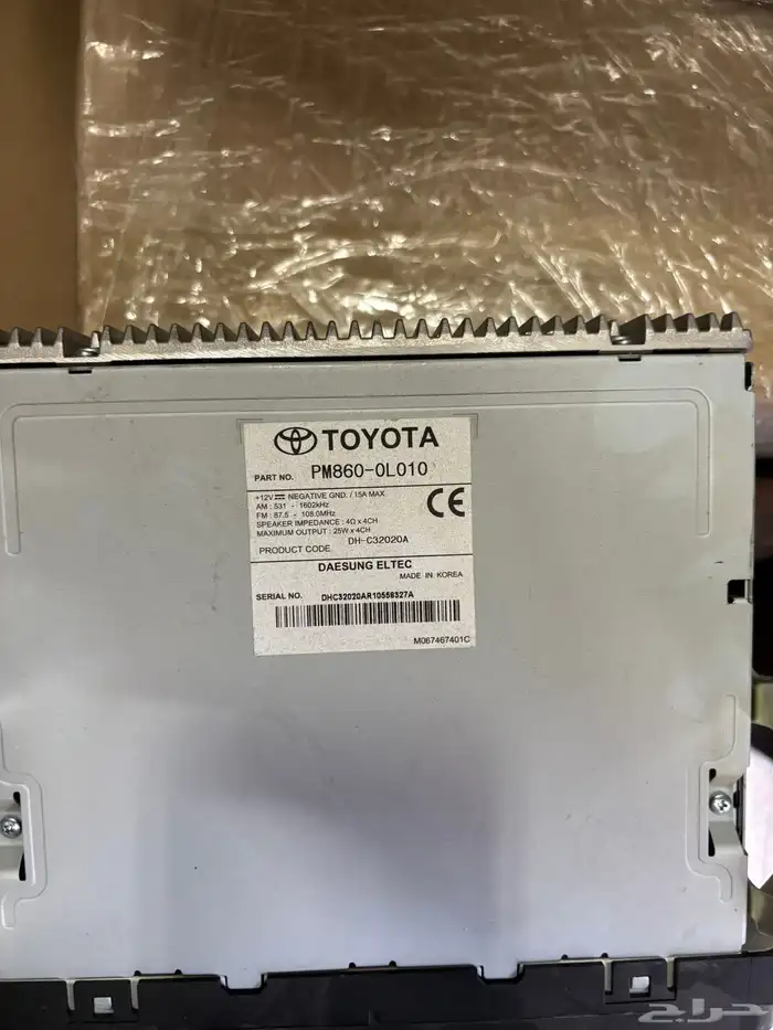 مسجل تيوتا (اصلي) 1