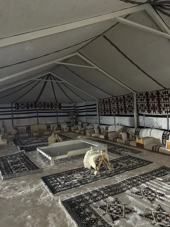 بيوت شعر جديدة ابيض واسود جميع المقاسات وخيم 67