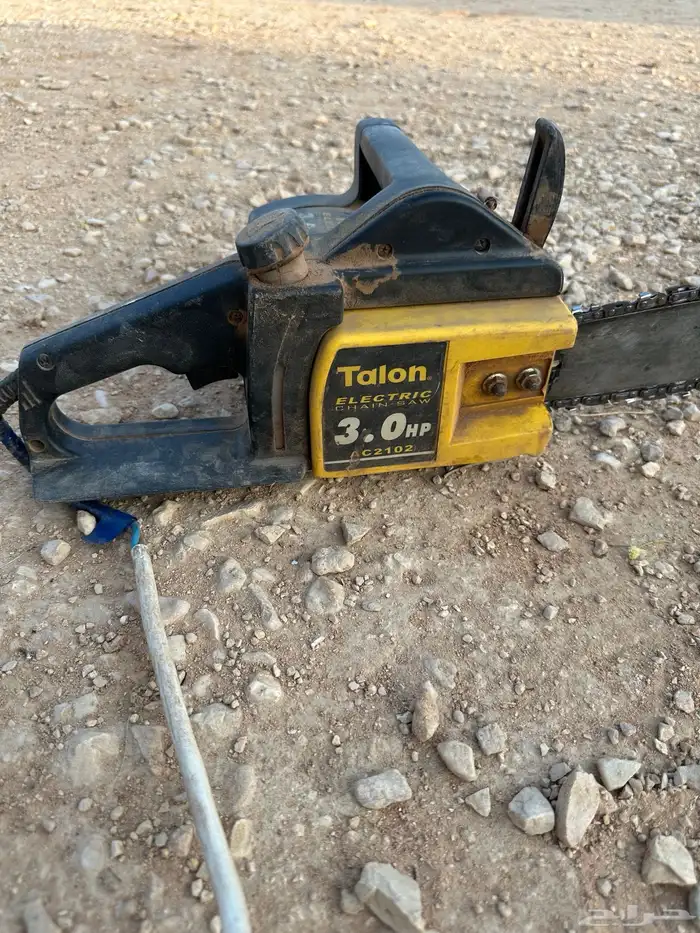 منشار كهرباء نظيف استعمال لتقطيع اشجار وحطب 0