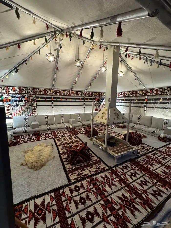 بيوت شعر جديدة ابيض واسود جميع المقاسات وخيم 50