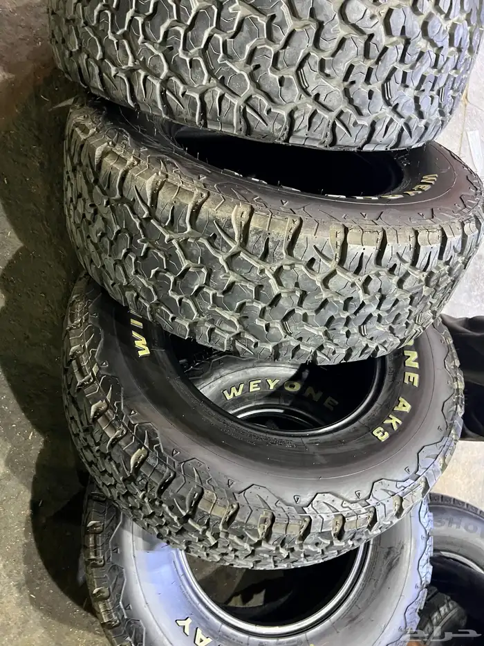 كفرات نص حجري في رتش مقاس 35.12.50R18تاريخ  2023 5