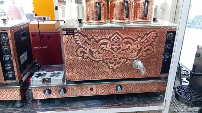 عروض مكائن شاهي نحاس او استيل غاز و كهرباء او كهرباء فقط 2