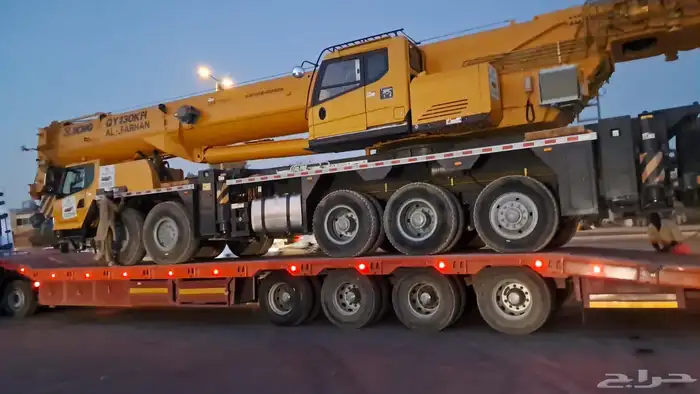 كرين 130 طن للايجار الشهري موديل 2024 سفتي كامل بوم 72 متر 0