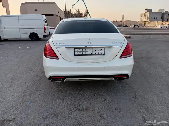 مرسدس بنز S400 عداد 163 خمسه ازار مراتب طياره قياده ذاتيه 10