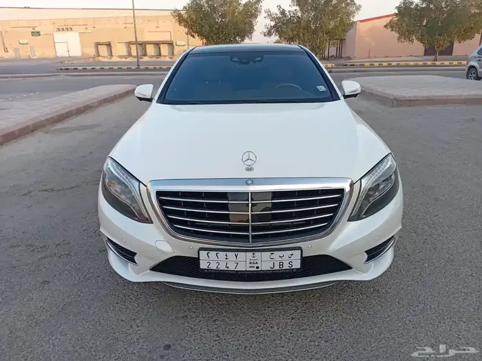 مرسدس بنز S400 عداد 163 خمسه ازار مراتب طياره قياده ذاتيه 1