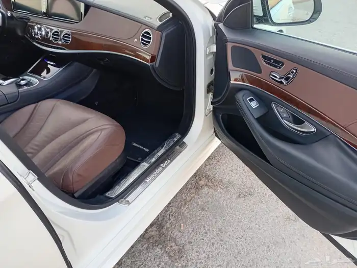 مرسدس بنز S400 عداد 163 خمسه ازار مراتب طياره قياده ذاتيه 14