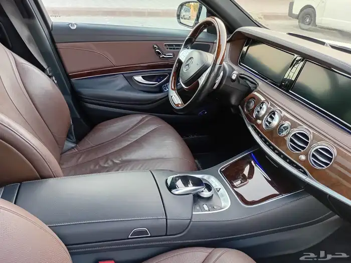 مرسدس بنز S400 عداد 163 خمسه ازار مراتب طياره قياده ذاتيه 16