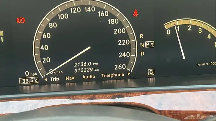 مرسيدس S350 موديل 2008 بدي وحركات علي الشرط 5