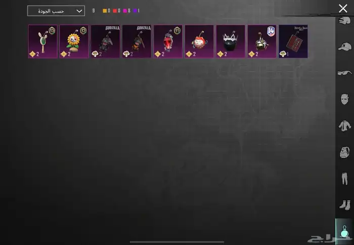 حساب ببجي 14