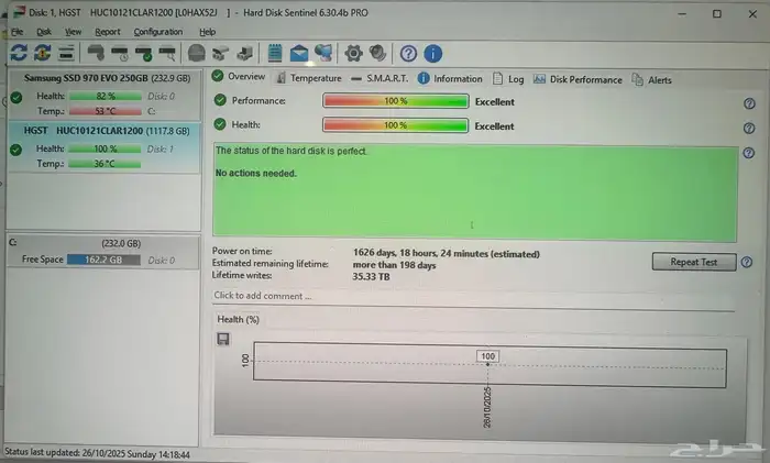 هاردات سيرفرات SAS 10 K   SAS 15 K  SAS SSD SecondHand 5