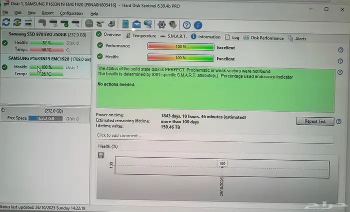 هاردات سيرفرات SAS 10 K   SAS 15 K  SAS SSD SecondHand 6