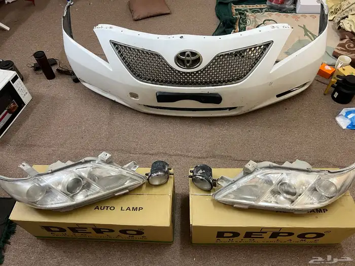 صدام كامري مع شمعه 0