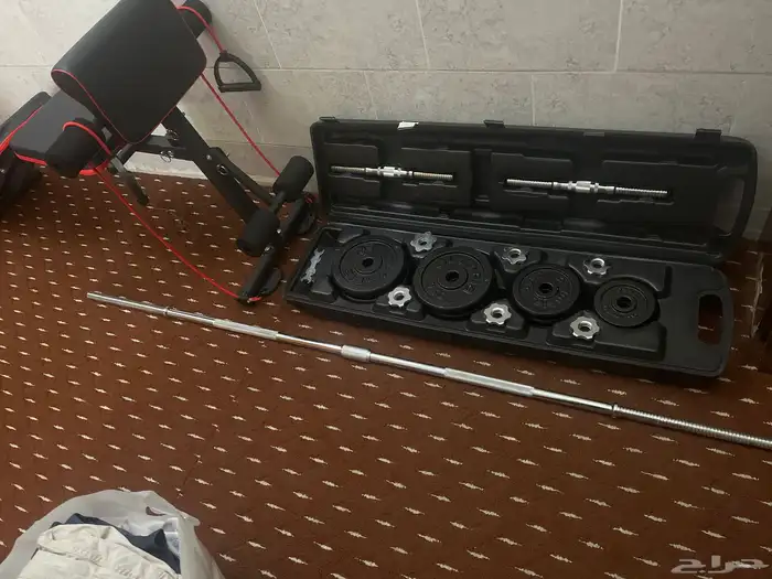 جهاز رياضي أوزان وبار و كرسي 1