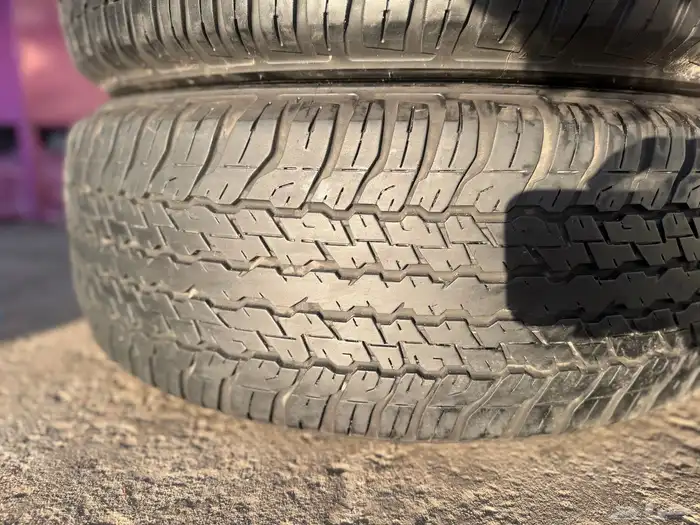 265 65 17كفرات دنلوب وكالة هايلوكس وبرادو وفورشنر ت 24 4