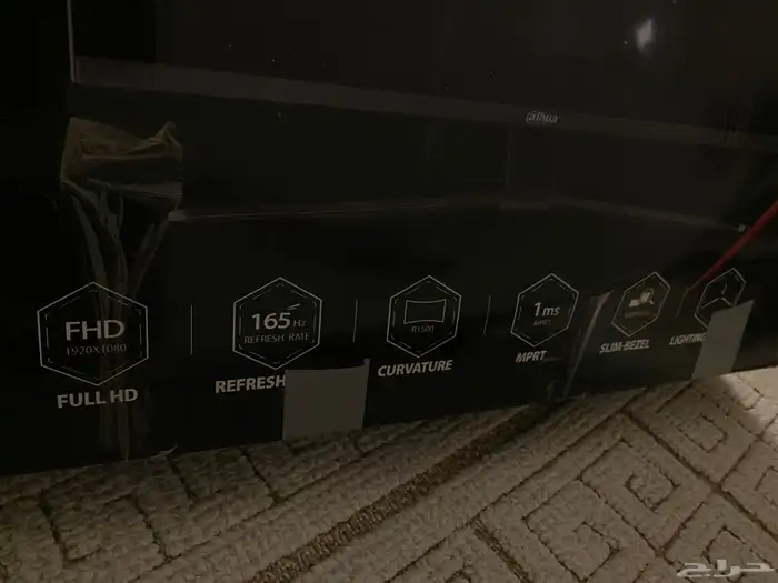 شاشه قيمنق استخدمتها يمكن مرتين مواصفاتها ف الصور 4