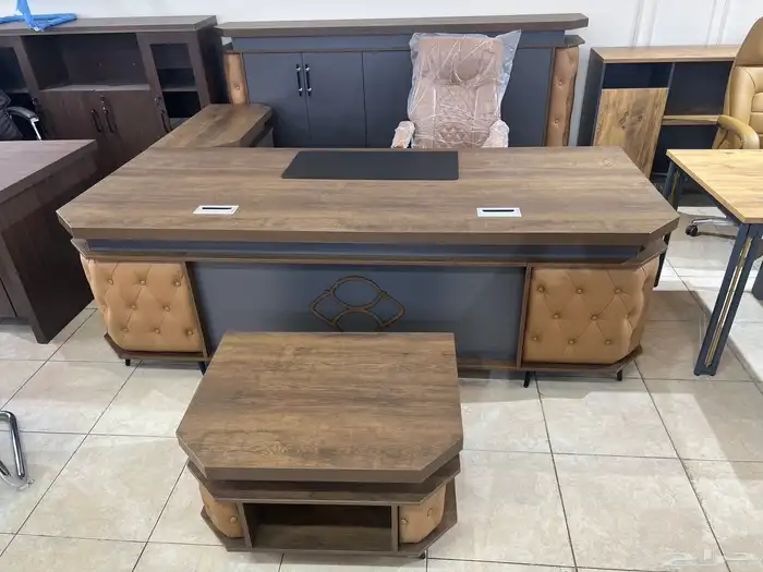 جديد مكتب مدير مكتب موظفين طاولة اجتماع كراسي كاونتراستقبال 25