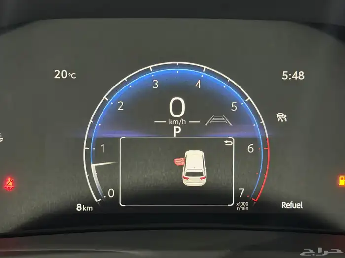 لاندكروزر جي اكس ار L5 خليجي شاشات رادار 2025 نظام 50-50 14