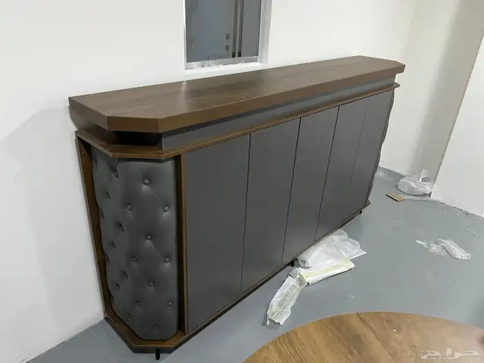 جديد مكتب مدير مكتب موظفين طاولة اجتماع كراسي كاونتراستقبال 1