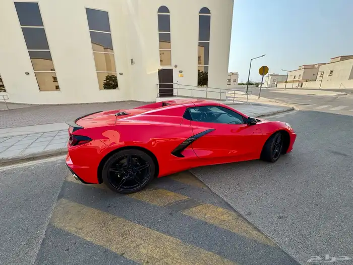 كورفيت C8 ستنغراي كشف كهربائي Corvette C8 2023 أحمر ناري 6