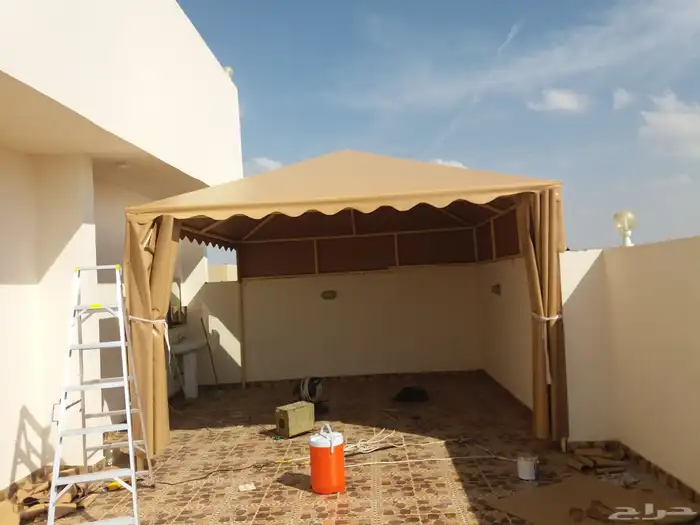 مظلات جلسات مظلات سيارات سواتر حداده أبواب شبابيك دربزين بي 7