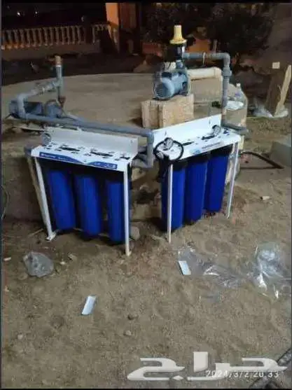 محطه تحليه مياه برادات وفلاتر خزانات 1