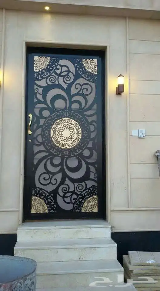 ابواب حديد بيبان فلل بيبان حديد درابزين إستيل 0
