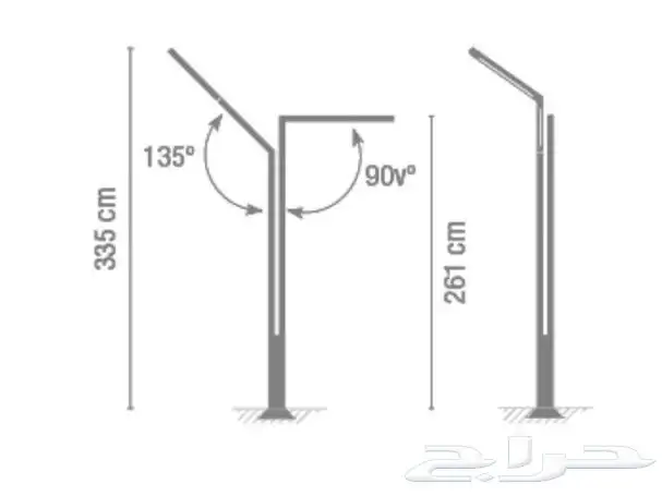 نوفر جميع أنواع أعمدة الإنارة والقواعد الخرسانية 5