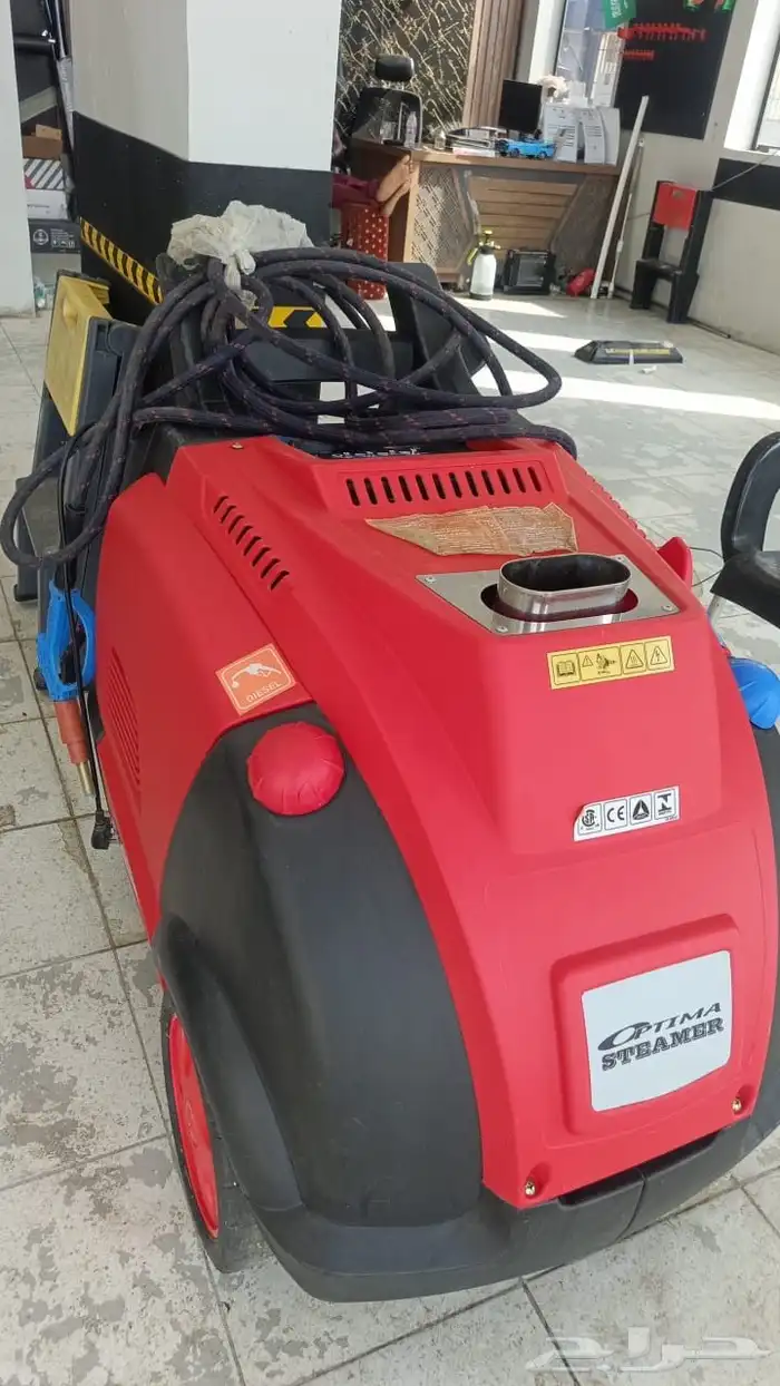 مكينة بخار اوبتيما شبه جديده للبيع optima steamer 1