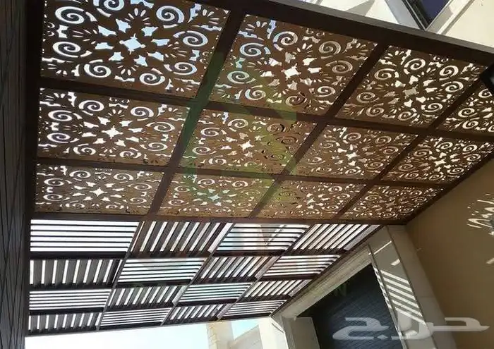 باب حديد دربزان ليزر  راميت 56