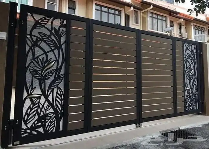 باب حديد دربزان ليزر  راميت 85