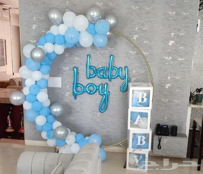 تنسيق حفلات بالون استقبال مواليد ورد باقات هدايا توزيعات 39