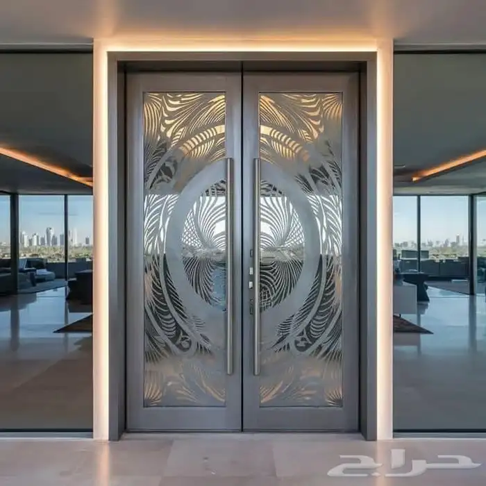 باب حديد دربزان ليزر  راميت 86