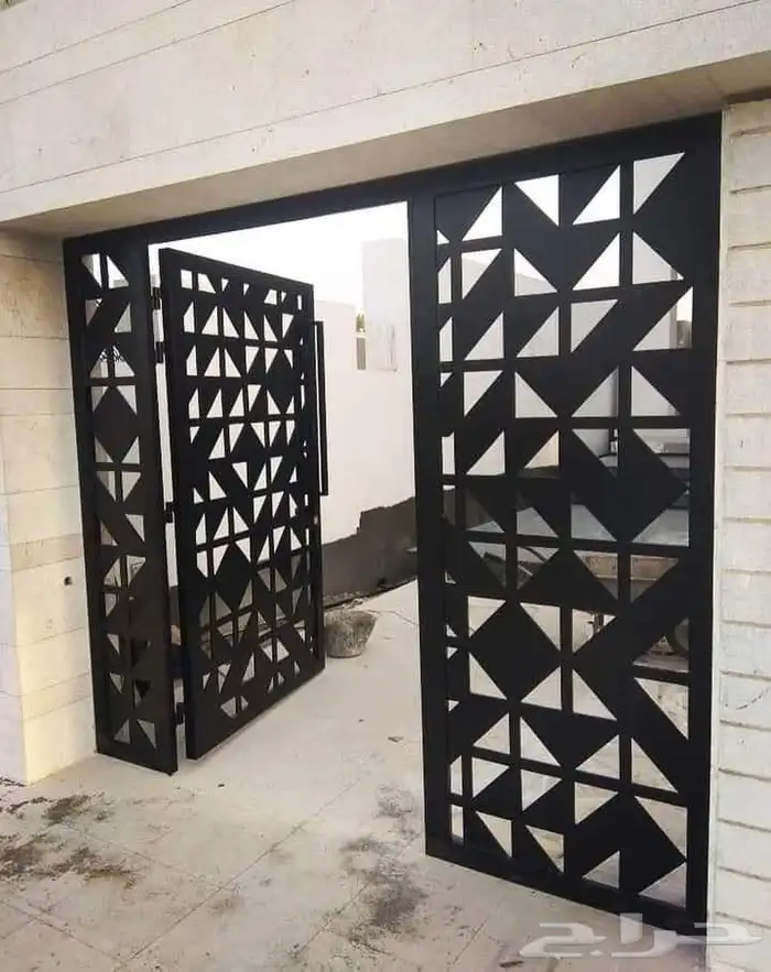 باب حديد دربزان ليزر  راميت 67