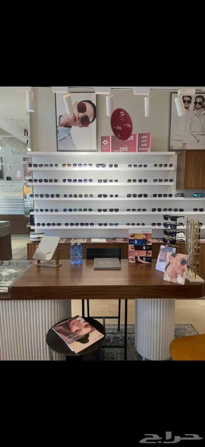 ديكور محل نظارات للبيع - معرض نظارات ديكور 6
