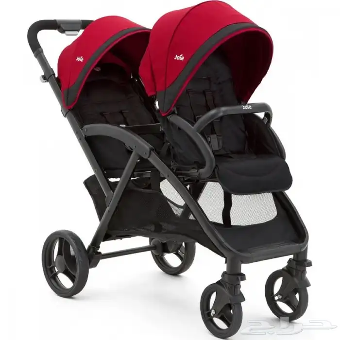 عربة أطفال توأم Joie Evalite Duo   لون احمر 0